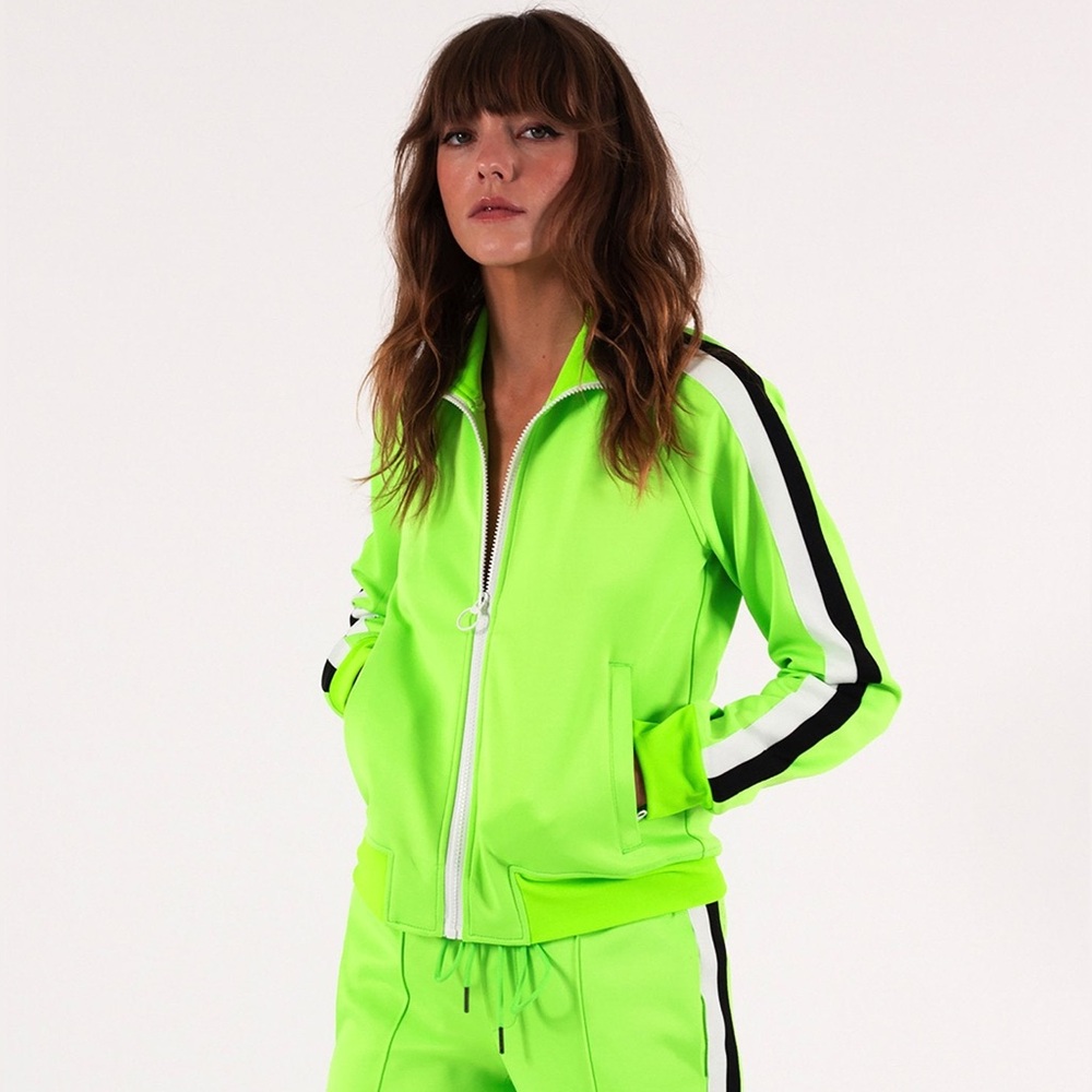 Pam & Gela Lime Track Jacket